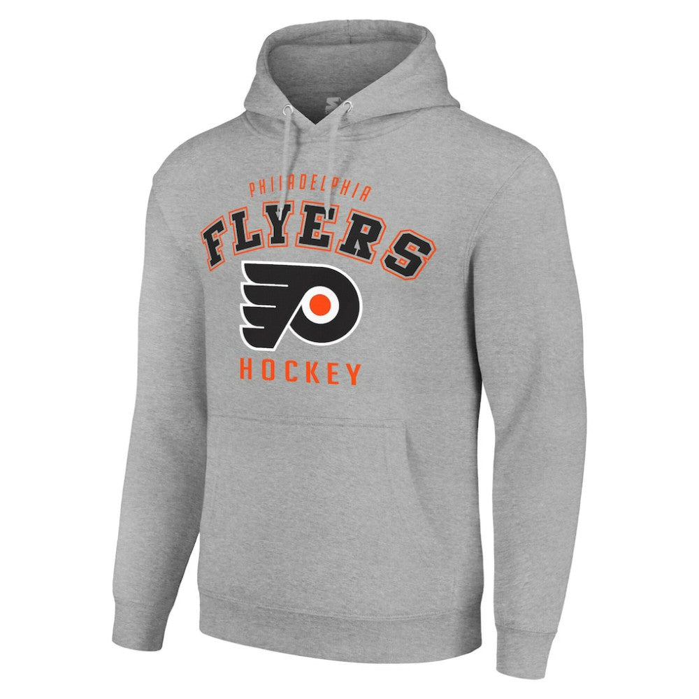 Philadelphia Flyers Starter Logo Pullover Hoodie - Heather Gray | US 202216350