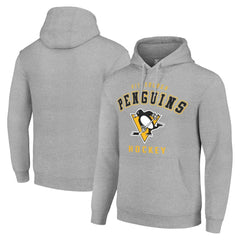 Pittsburgh Penguins Starter Logo Pullover Hoodie - Heather Gray | US 202216351