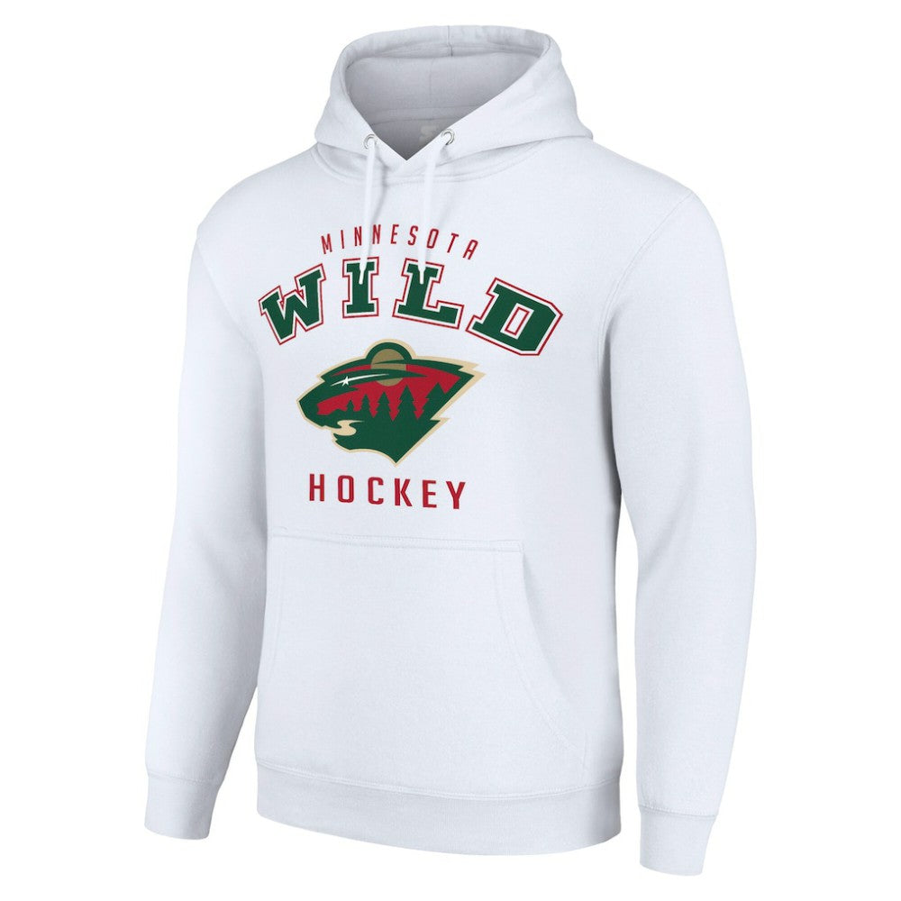 Minnesota Wild Starter Logo Pullover Hoodie - White | US 202216359