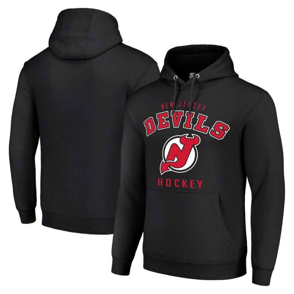 New Jersey Devils Starter Logo Pullover Hoodie - Black | US 202216361