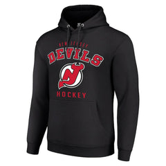 New Jersey Devils Starter Logo Pullover Hoodie - Black | US 202216361