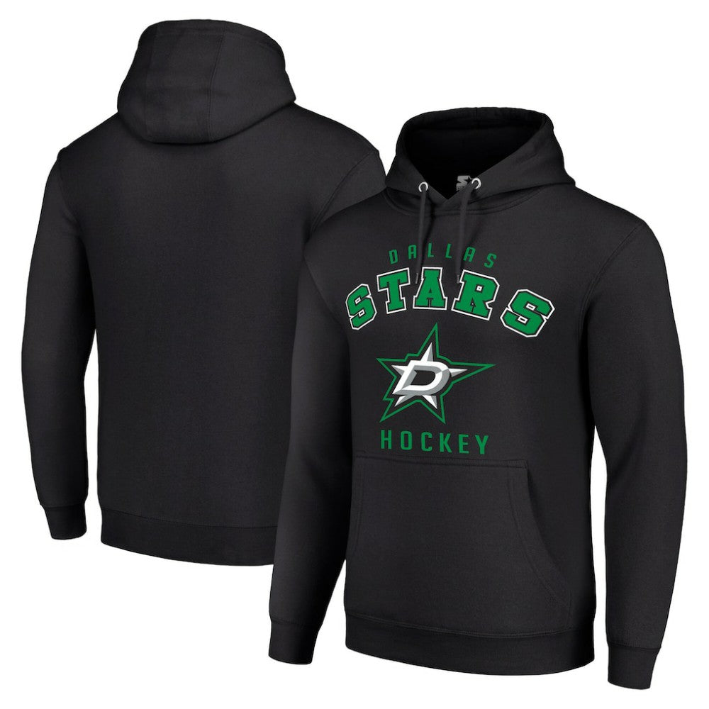 Dallas Stars Starter Logo Pullover Hoodie - Black | US 202216366