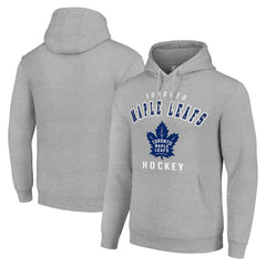 Toronto Maple Leafs Starter Logo Pullover Hoodie - Heather Gray | US 202216369