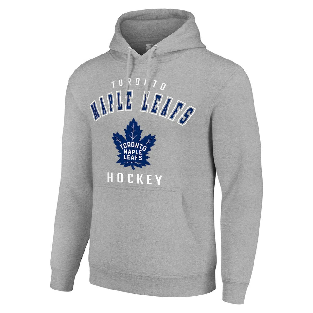 Toronto Maple Leafs Starter Logo Pullover Hoodie - Heather Gray | US 202216369