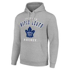 Toronto Maple Leafs Starter Logo Pullover Hoodie - Heather Gray | US 202216369
