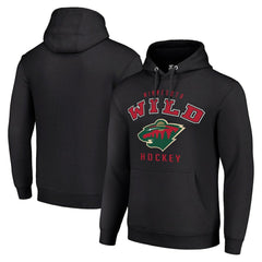 Minnesota Wild Starter Logo Pullover Hoodie - Black | US 202216372