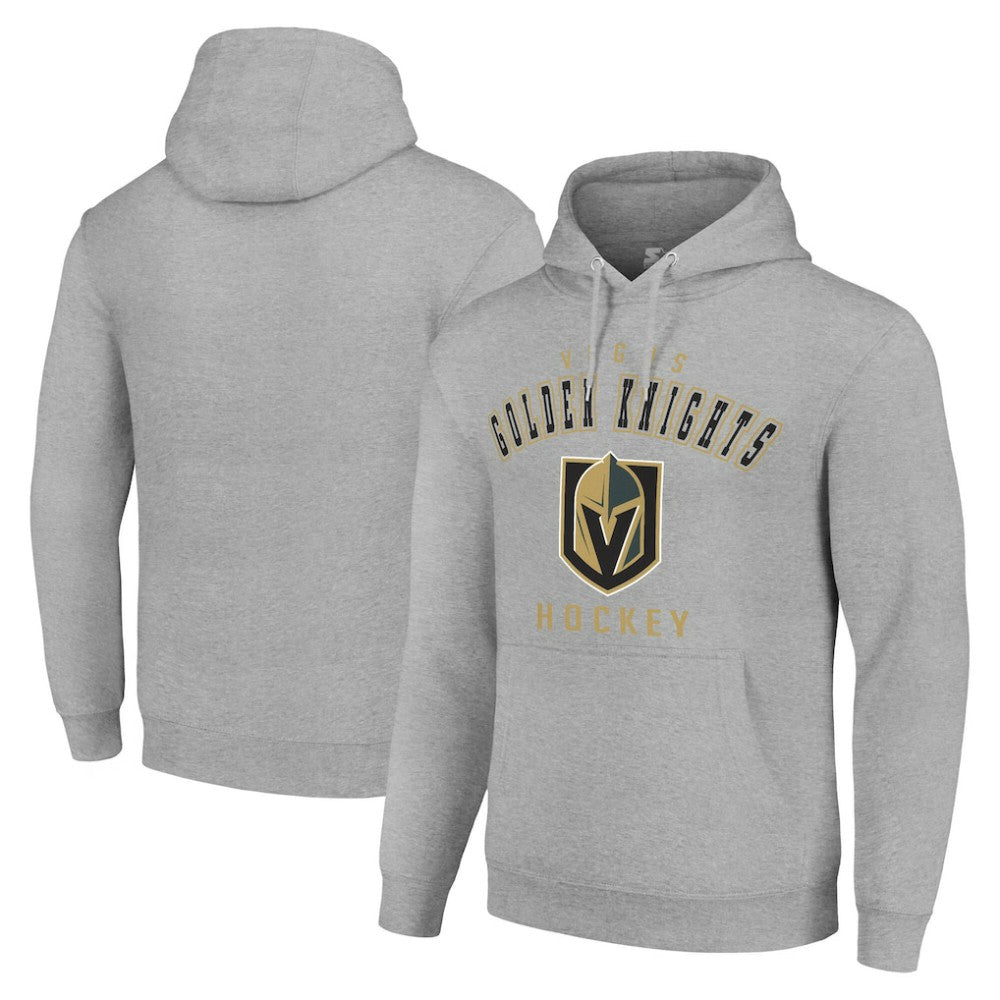 Vegas Golden Knights Starter Logo Pullover Hoodie - Heather Gray | US 202216374