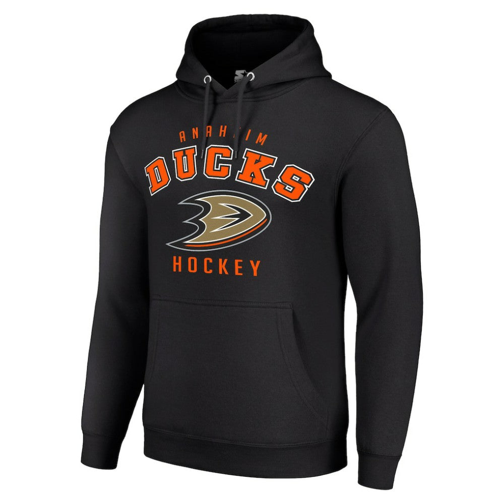 Anaheim Ducks Starter Logo Pullover Hoodie - Black | US 202216375