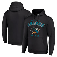 San Jose Sharks Starter Logo Pullover Hoodie - Black | US 202216377