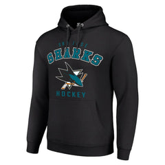 San Jose Sharks Starter Logo Pullover Hoodie - Black | US 202216377
