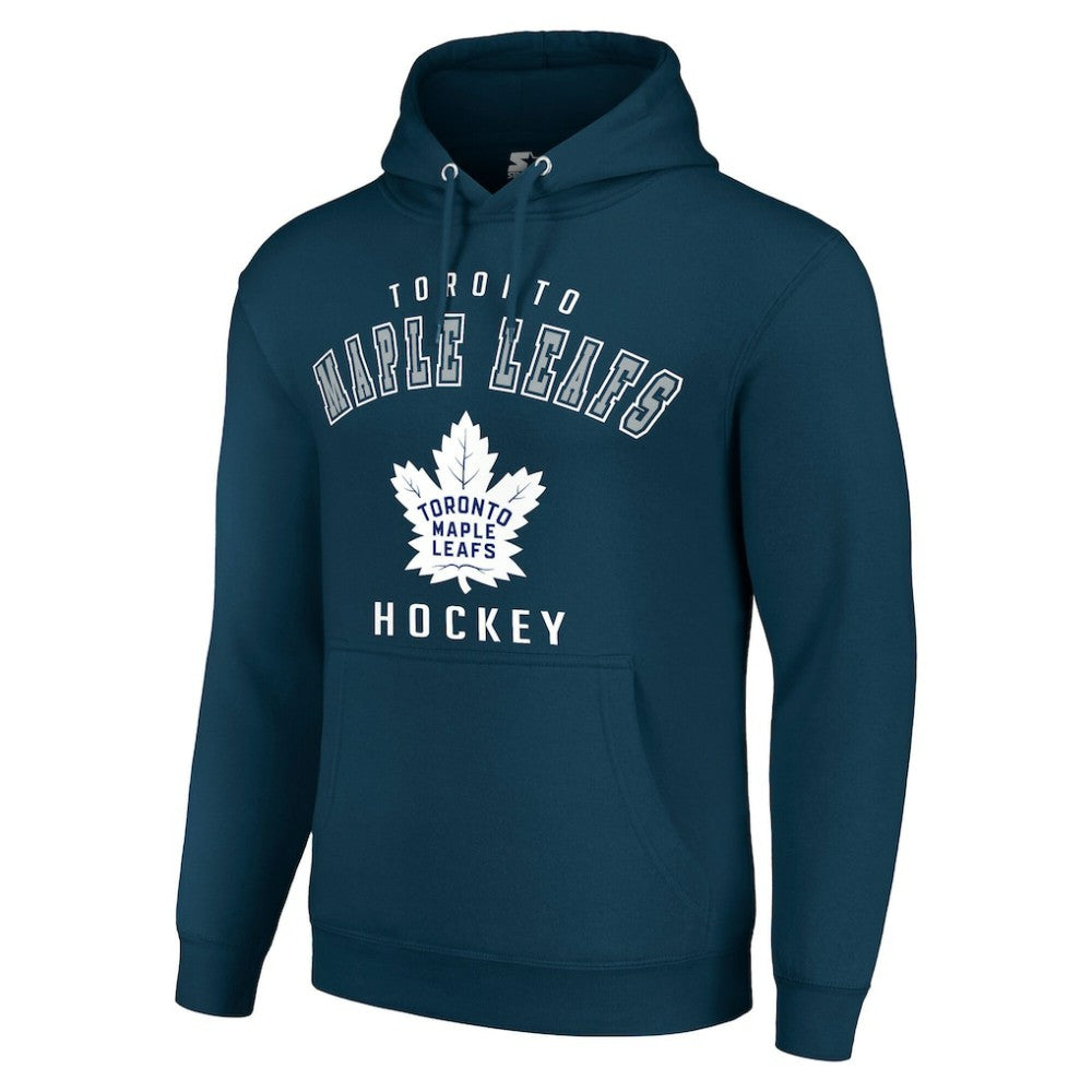 Toronto Maple Leafs Starter Logo Pullover Hoodie - Navy | US 202216383