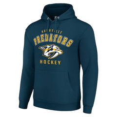 Nashville Predators Starter Logo Pullover Hoodie - Navy | US 202216384