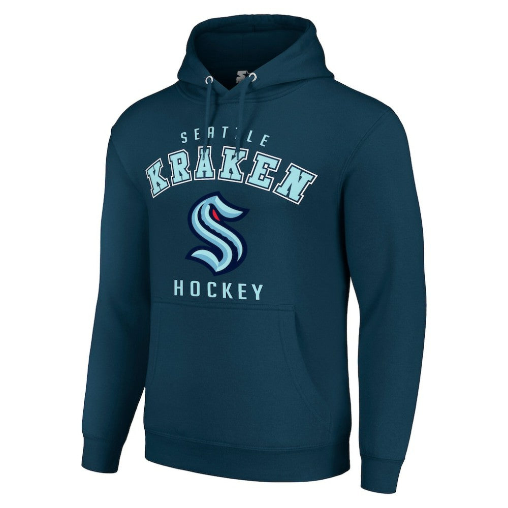 Seattle Kraken Starter Logo Pullover Hoodie - Navy | US 202216385