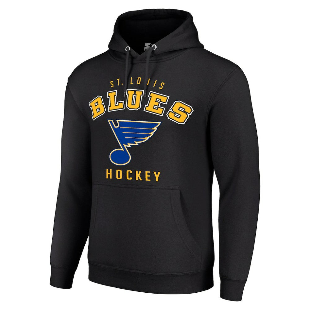 St. Louis Blues Starter Logo Pullover Hoodie - Black | US 202216386