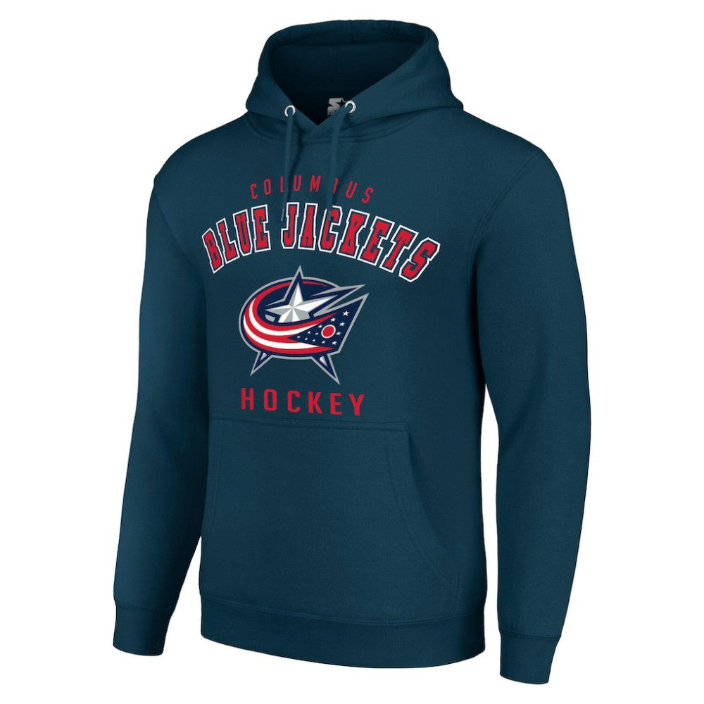 Columbus Blue Jackets Starter Logo Pullover Hoodie - Navy | US 202216391