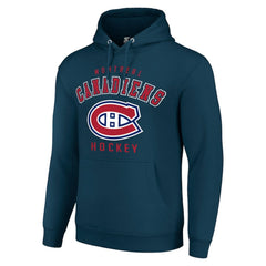 Montreal Canadiens Starter Logo Pullover Hoodie - Navy | US 202216392