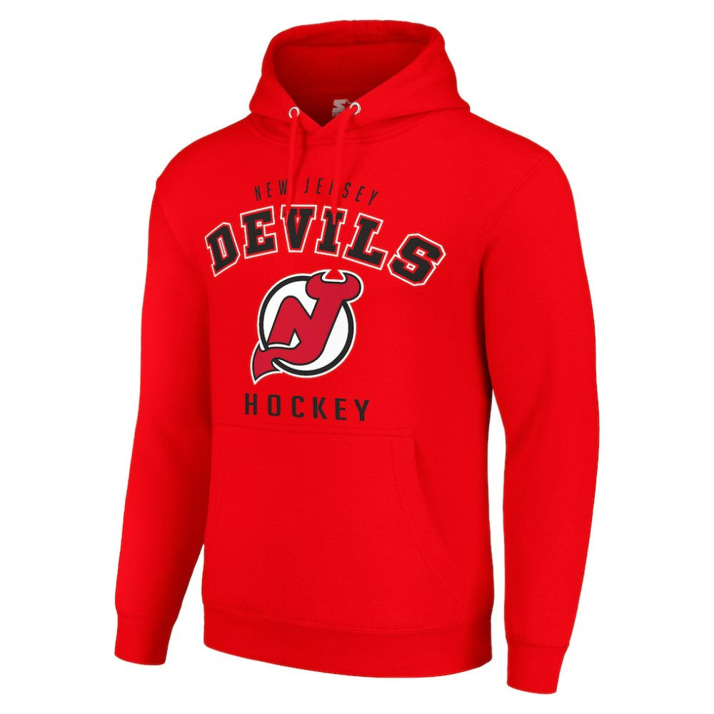 New Jersey Devils Starter Logo Pullover Hoodie - Red | US 202216398