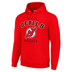 New Jersey Devils Starter Logo Pullover Hoodie - Red | US 202216398