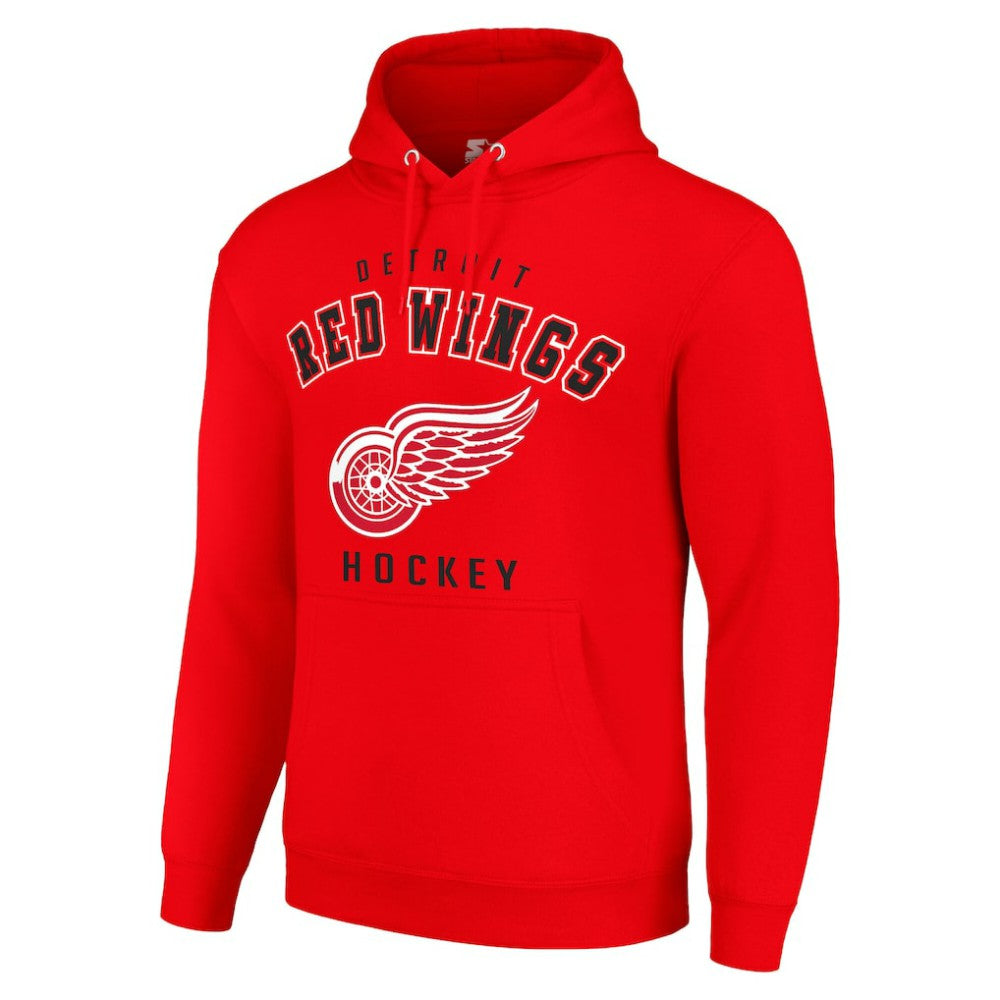 Detroit Red Wings Starter Logo Pullover Hoodie - Red | US 202216399