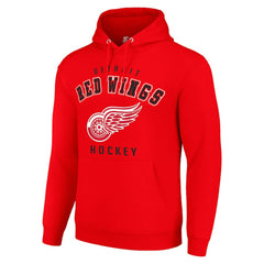 Detroit Red Wings Starter Logo Pullover Hoodie - Red | US 202216399