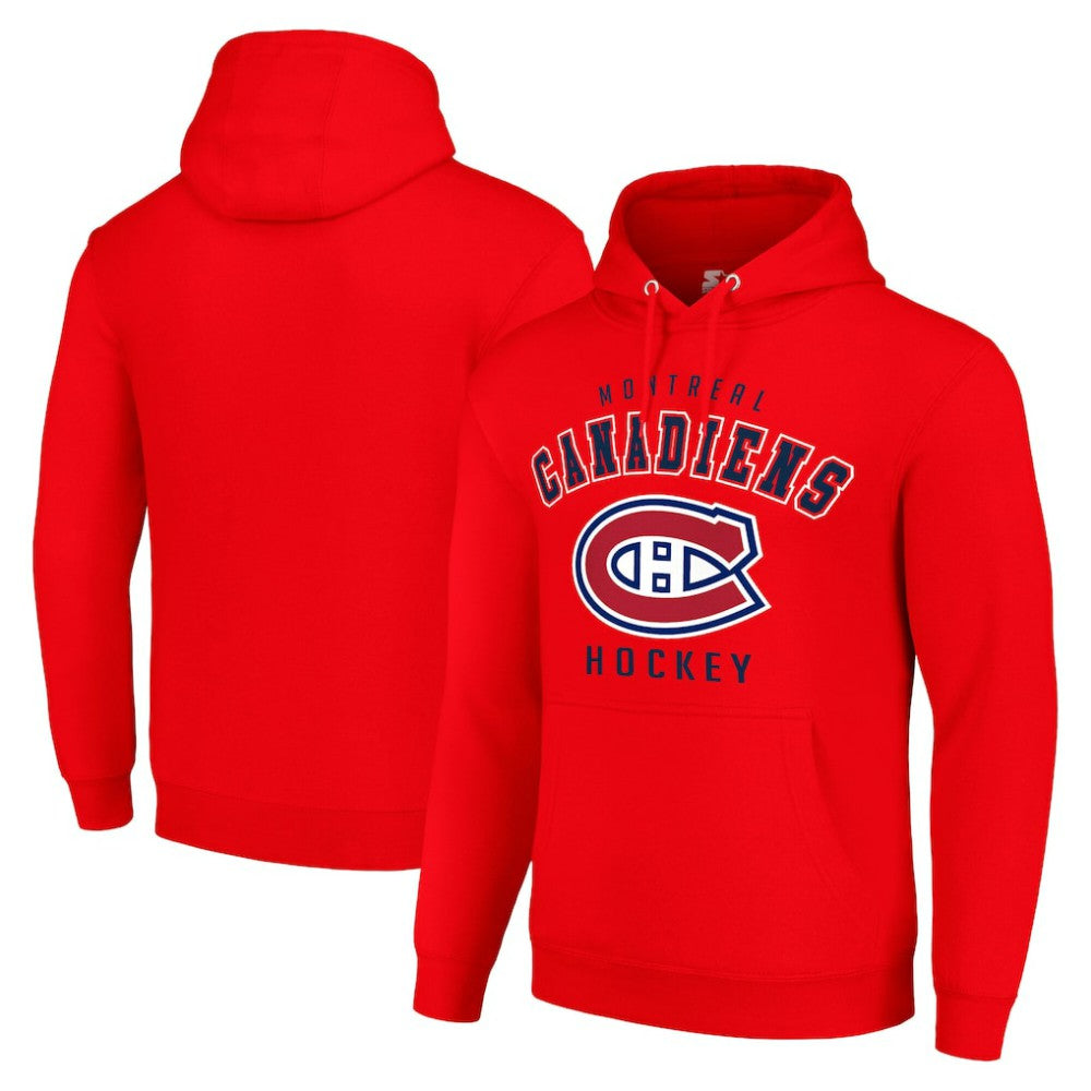 Montreal Canadiens Starter Logo Pullover Hoodie - Red | US 202216400