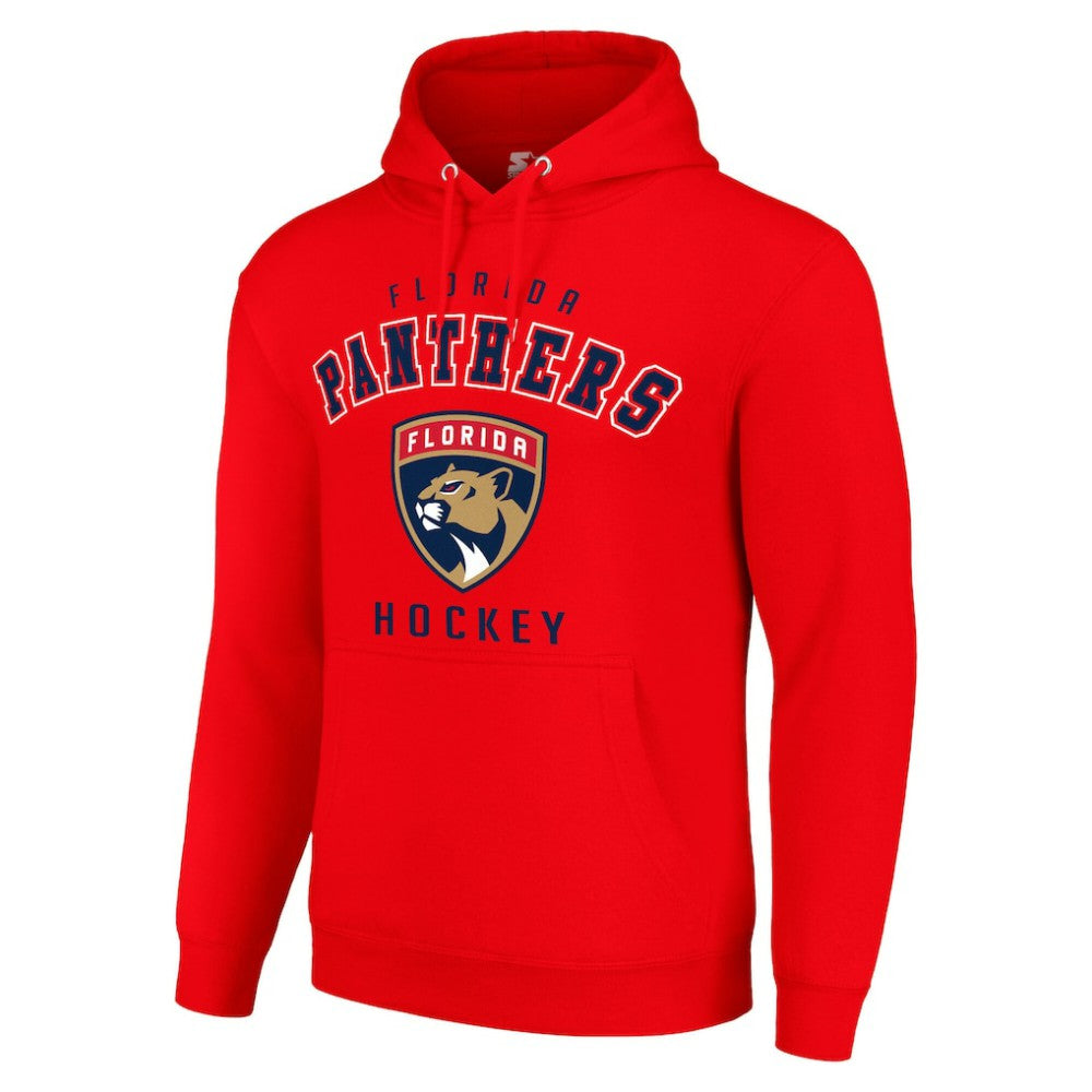 Florida Panthers Starter Logo Pullover Hoodie - Red | US 202216401