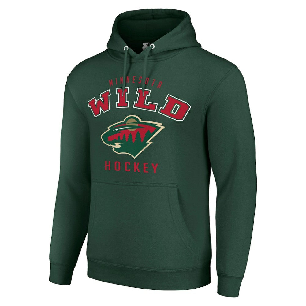 Minnesota Wild Starter Logo Pullover Hoodie - Green | US 202216402