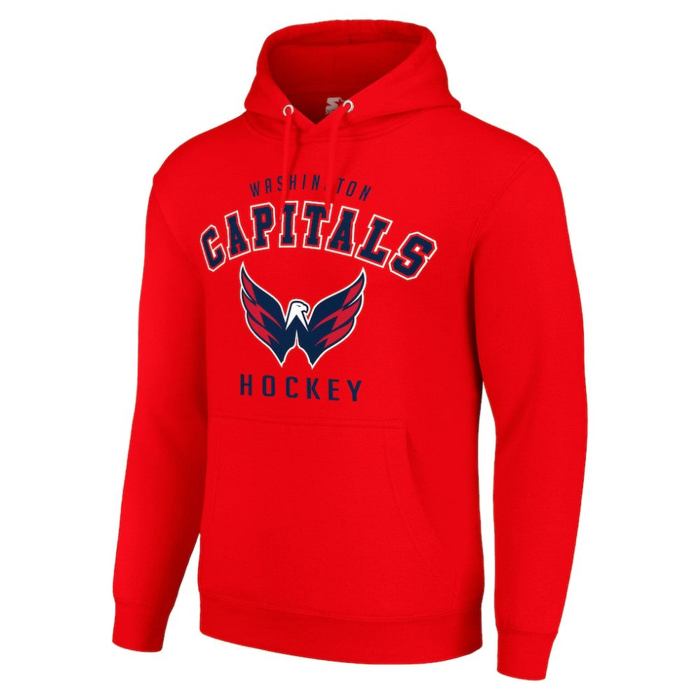 Washington Capitals Starter Logo Pullover Hoodie - Red | US 202216405