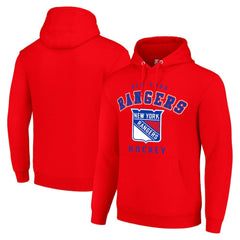 New York Rangers Starter Logo Pullover Hoodie - Red | US 202216406