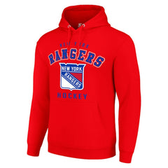 New York Rangers Starter Logo Pullover Hoodie - Red | US 202216406