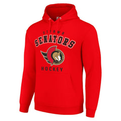 Ottawa Senators Starter Logo Pullover Hoodie - Red | US 202216408