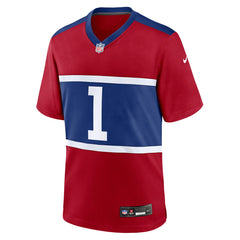Malik Nabers New York Giants Alternate Game Jersey - Century Red Jerseys