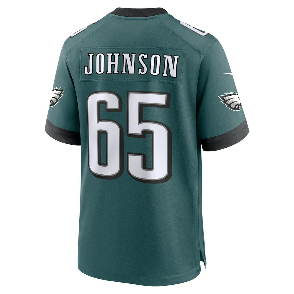 Lane Johnson Philadelphia Eagles Team Game Jersey - Midnight Green Jerseys