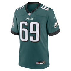 Landon Dickerson Philadelphia Eagles Team Game Jersey - Midnight Green Jerseys