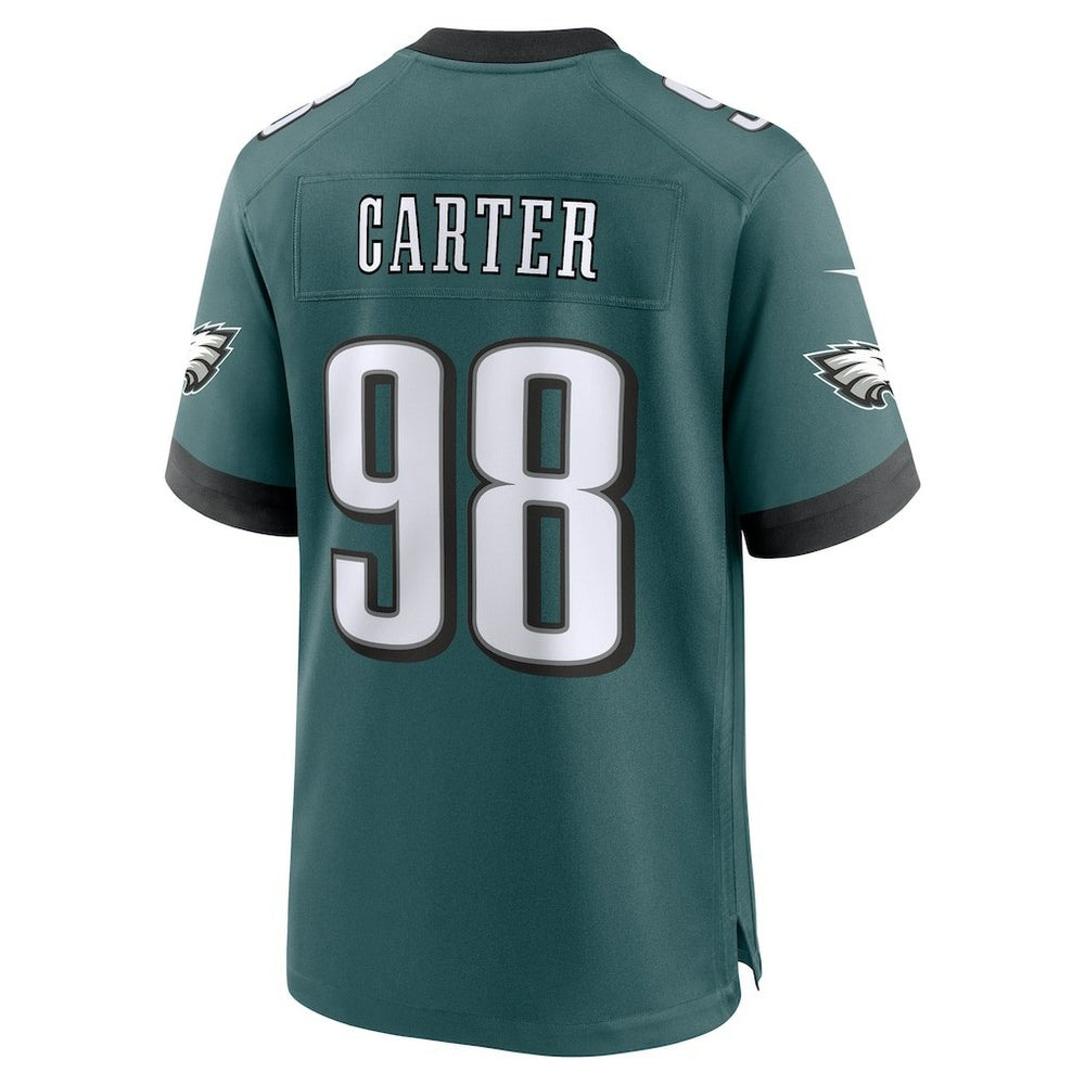 Jalen Carter Philadelphia Eagles Team Game Jersey - Midnight Green Jerseys