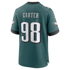 Jalen Carter Philadelphia Eagles Team Game Jersey - Midnight Green Jerseys