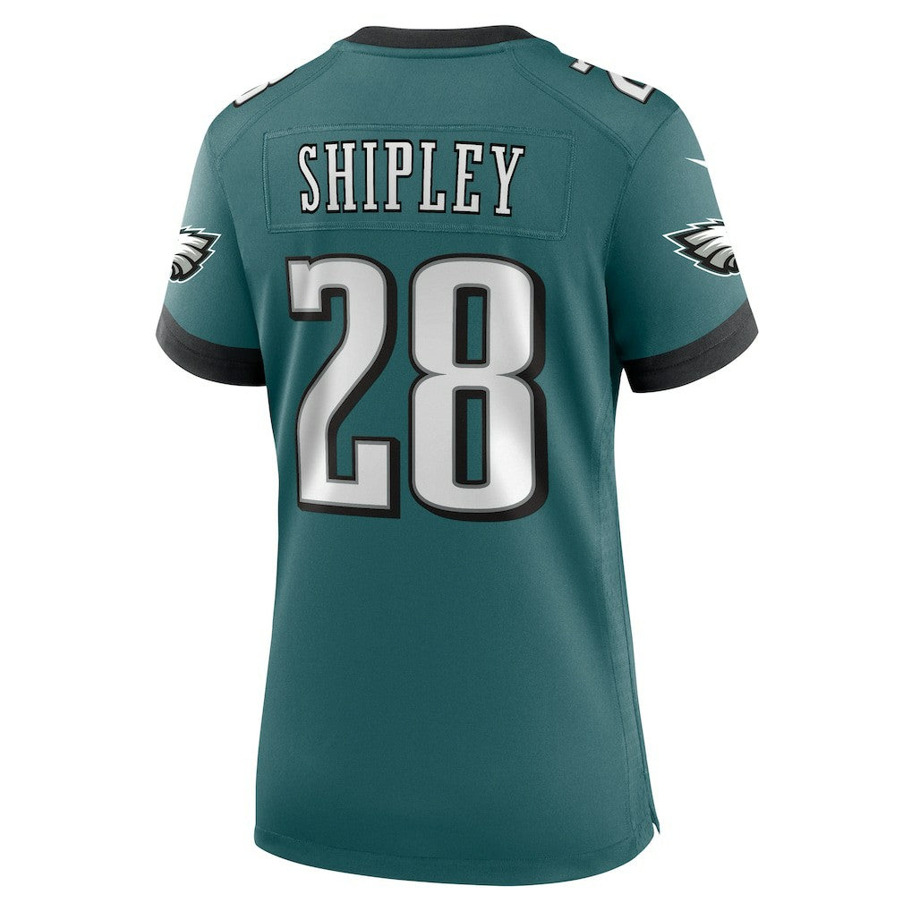 Will Shipley Philadelphia Eagles Women's Team Game Jersey - Midnight Green Jerseys