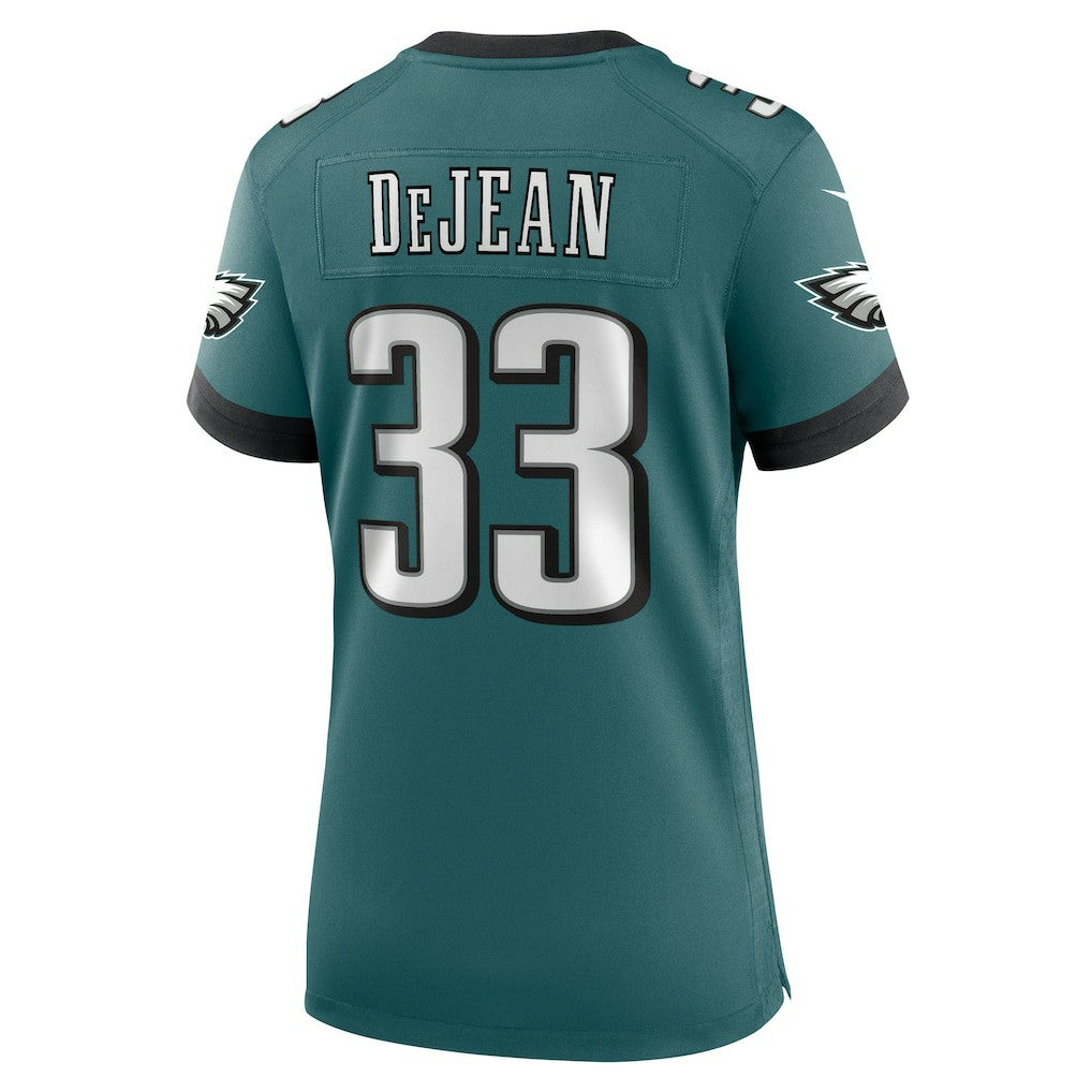 Cooper DeJean Philadelphia Eagles Women's Team Game Jersey - Midnight Green Jerseys