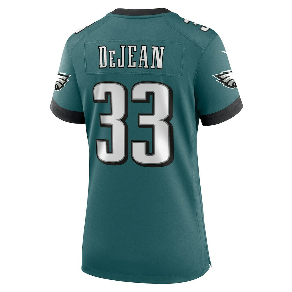 Cooper DeJean Philadelphia Eagles Women's Team Game Jersey - Midnight Green Jerseys