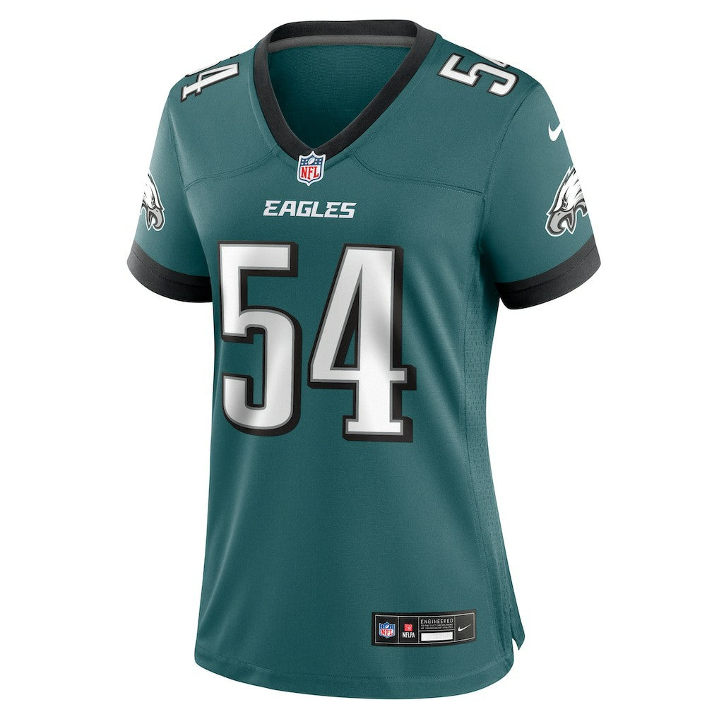 Jeremiah Trotter Jr. Philadelphia Eagles Women's Team Game Jersey - Midnight Green Jerseys