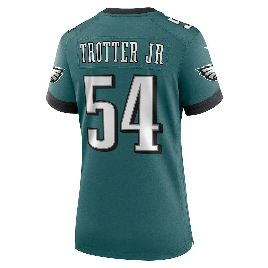 Jeremiah Trotter Jr. Philadelphia Eagles Women's Team Game Jersey - Midnight Green Jerseys