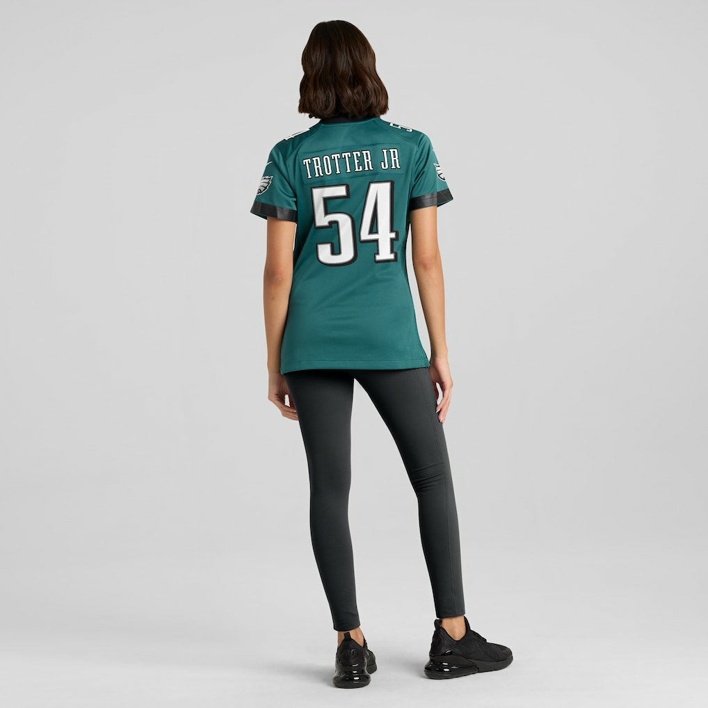 Jeremiah Trotter Jr. Philadelphia Eagles Women's Team Game Jersey - Midnight Green Jerseys