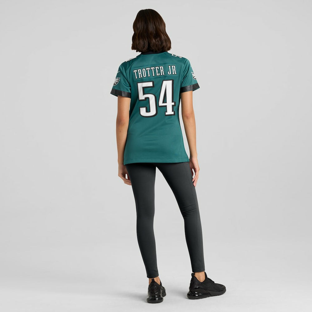 Jeremiah Trotter Jr. Philadelphia Eagles Women's Team Game Jersey - Midnight Green Jerseys
