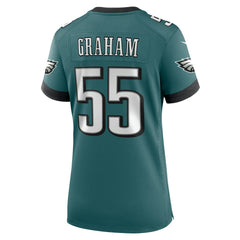Brandon Graham Philadelphia Eagles Women's Team Game Jersey - Midnight Green Jerseys