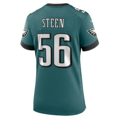 Tyler Steen Philadelphia Eagles Women's Team Game Jersey - Midnight Green Jerseys