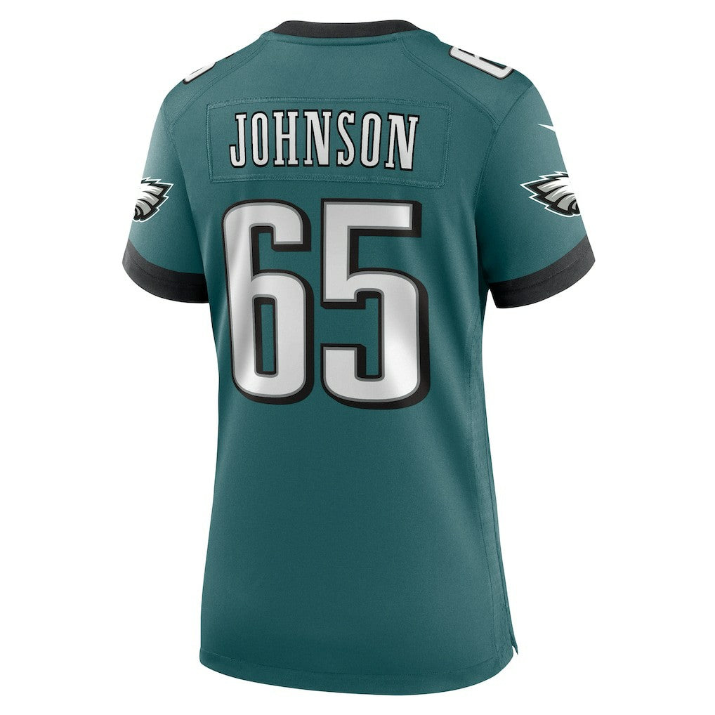 Lane Johnson Philadelphia Eagles Women's Team Game Jersey - Midnight Green Jerseys