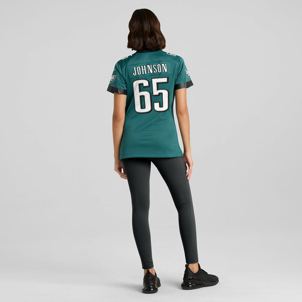 Lane Johnson Philadelphia Eagles Women's Team Game Jersey - Midnight Green Jerseys