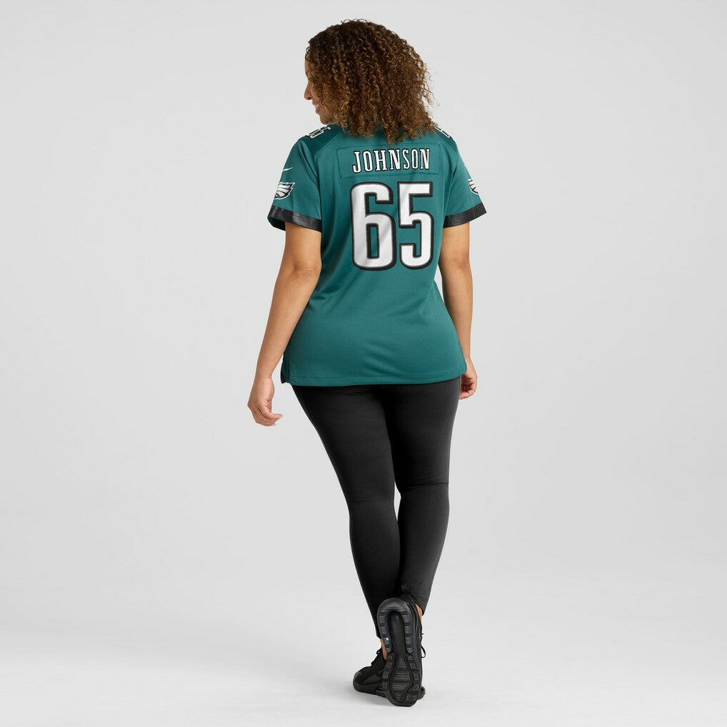Lane Johnson Philadelphia Eagles Women's Team Game Jersey - Midnight Green Jerseys