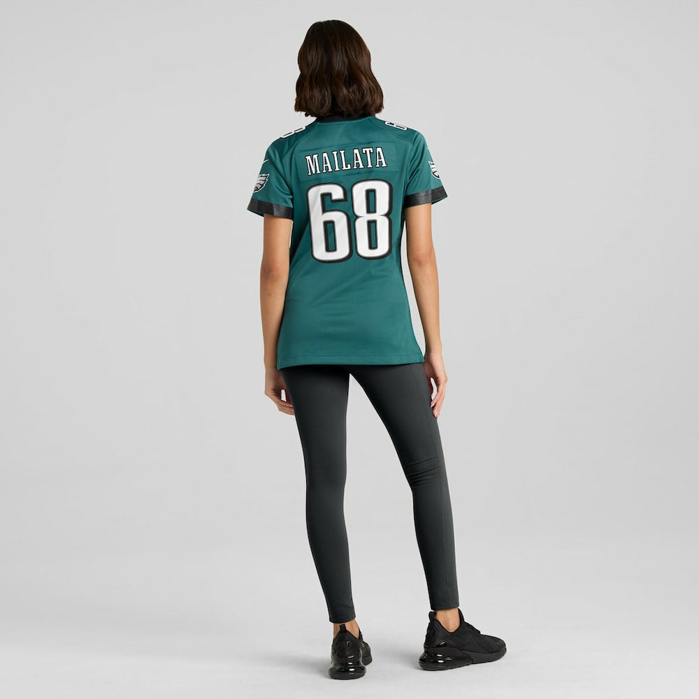 Jordan Mailata Philadelphia Eagles Women's Team Game Jersey - Midnight Green Jerseys
