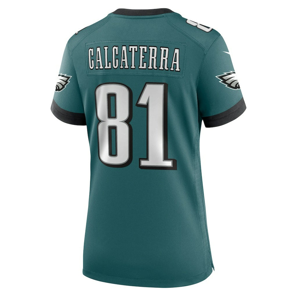 Grant Calcaterra Philadelphia Eagles Women's Team Game Jersey - Midnight Green Jerseys